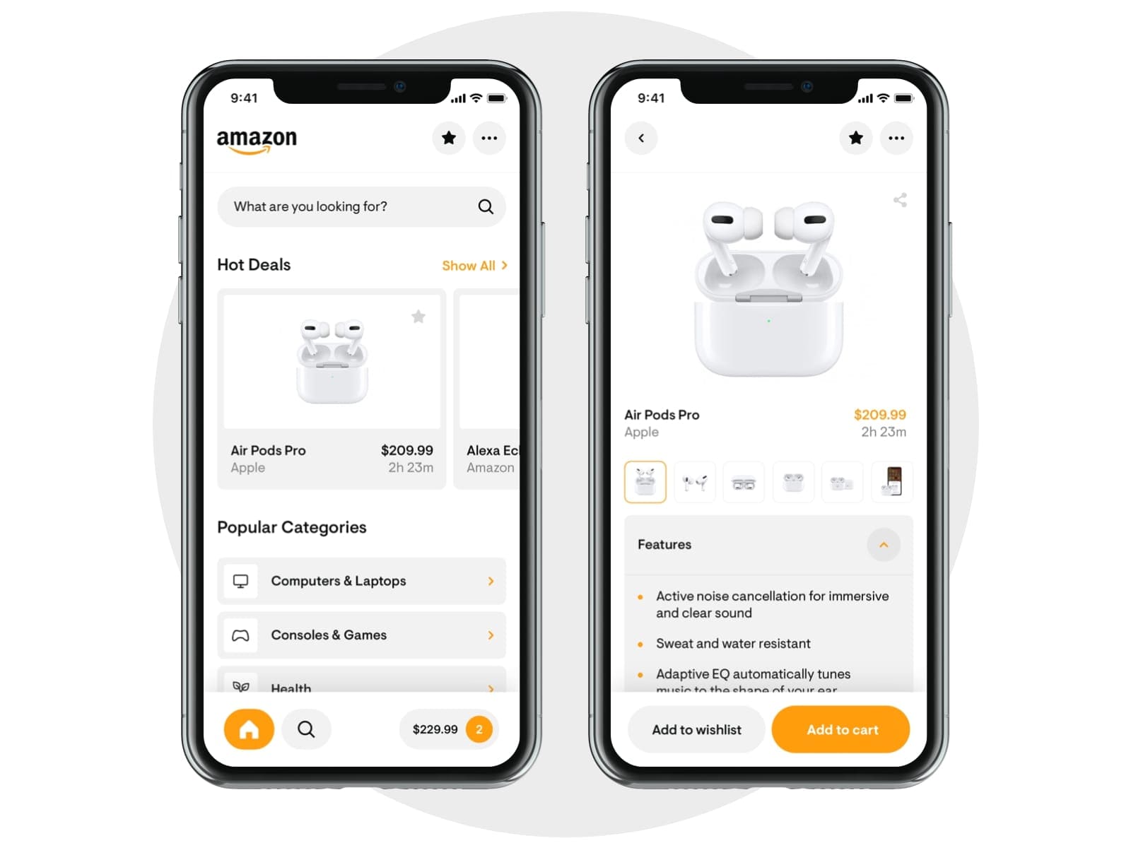 Amazon App Homepage Screenshot