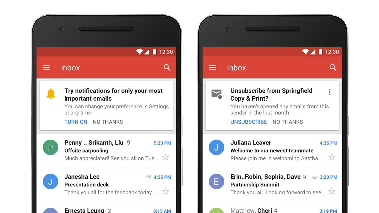 Gmail Inbox View