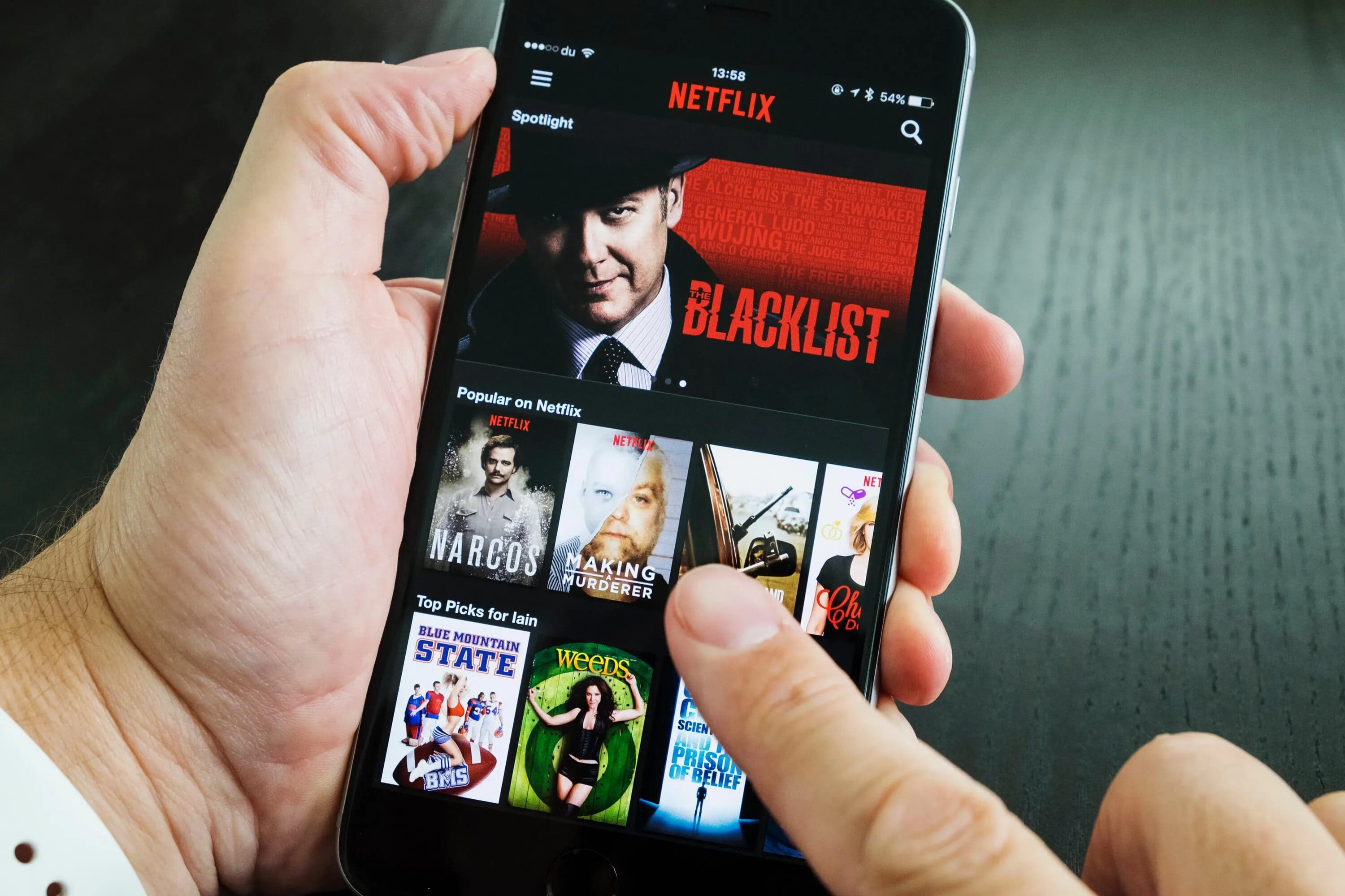 Netflix Interface Screenshot 1