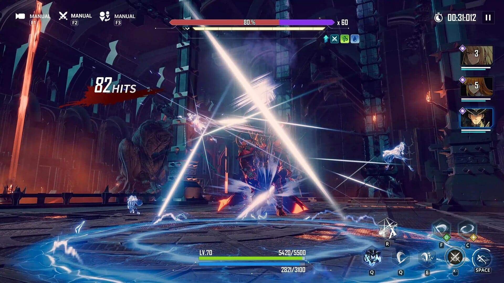 Screenshot 2: Shadow Army fighting